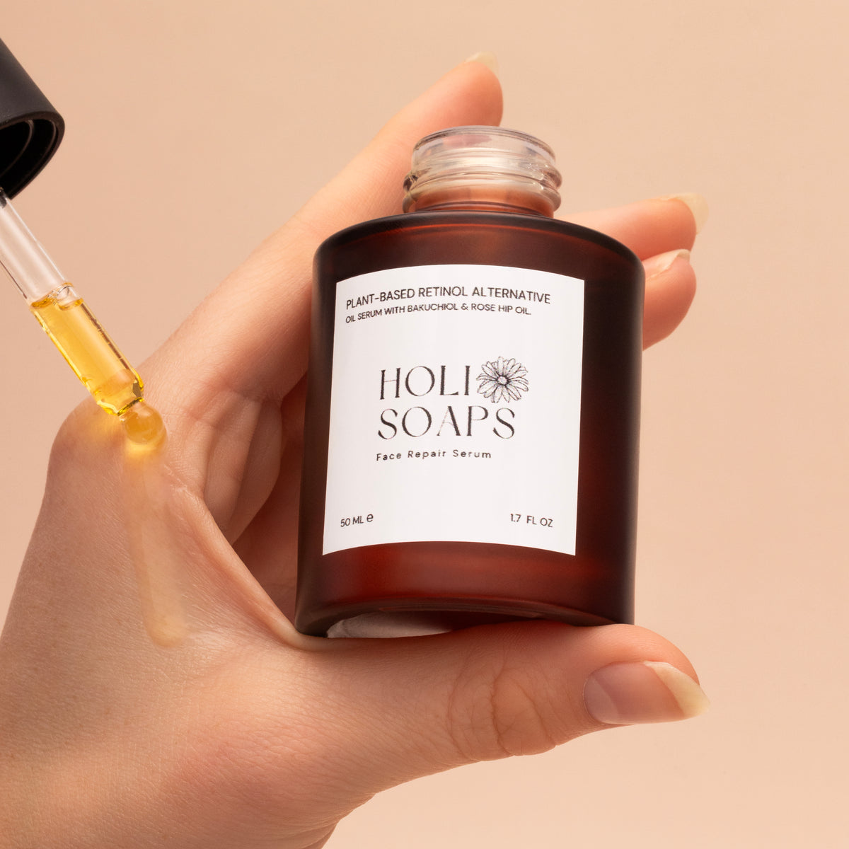 Holi Regenerate Face Oil Serum with Bakuchiol