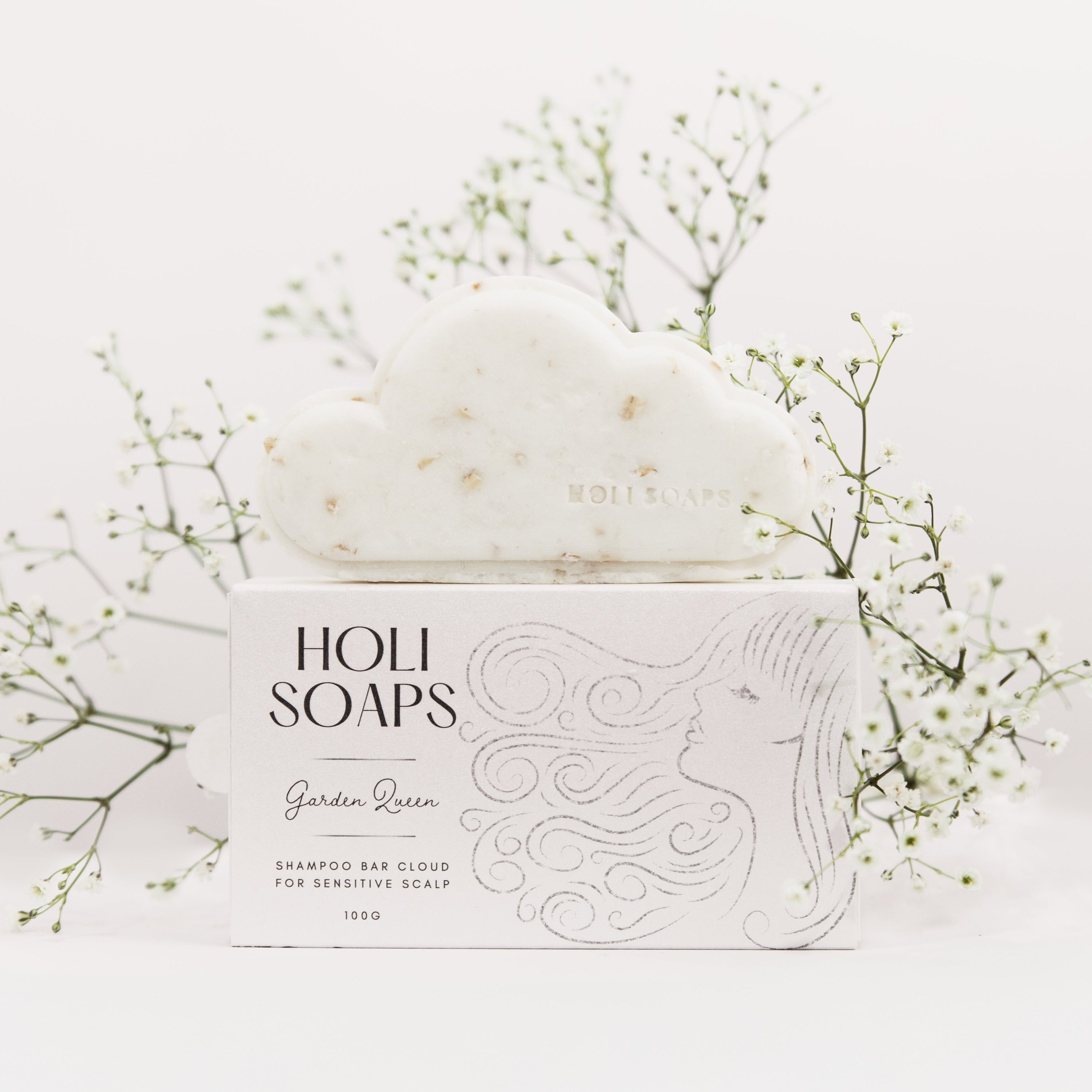 GARDEN QUEEN - For Sensitive Scalp Shampoo Bar Cloud